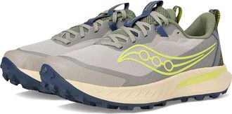 Saucony Peregrine 15 Mens Running Shoes Ridge/Olivine : 10.5 D - Medium, Leather