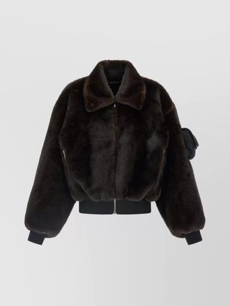 Coperni faux fur bomber jacket