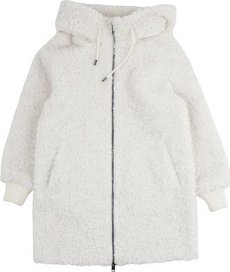 DIEGO M Faux Fur & Shearling Jassen - Dames - Jassen - Wit - S - Jassen