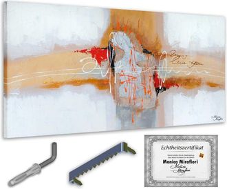 OEM Monica Mirafiori I 100% Pintado A Mano I Cuadro Power Up 140x70cm Cuadro Pintado A Mano Cuadro Acr&iacute;lico Cuadro Acr&iacute;lico De Gran Tama&ntilde;o I Arte Moderno 