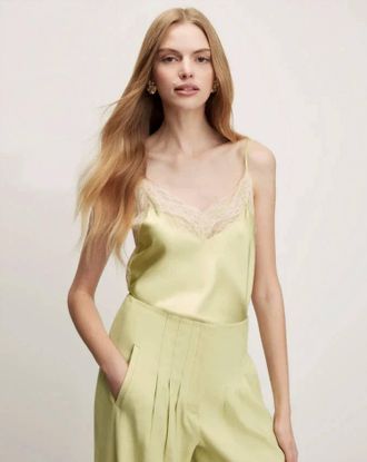 Veronica Beard Johanan Top In Pistachio