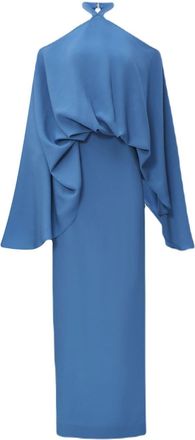Taller Marmo Cyclades dress - women - Acetate/FSC Viscose - 40 - Blue