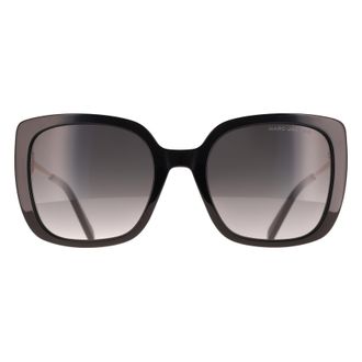 Marc Jacobs Square Womens Black Dark Grey Gradient 727/S - One Size