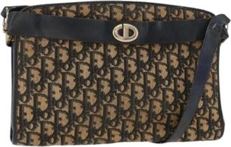 Dior Pre-owned Cross Body Bags, female, Multicolor, Size: ONE SIZE Pre-owned Trotter Canvas Shoulder Bag