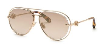 Roberto Cavalli SRC032M 300G Mens Sunglasses Gold Size 61