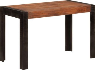 vidaXL Vidaxl - Mesa De Comedor Madera Maciza De Mango Marr&oacute;n Miel 120x60x76 Cm