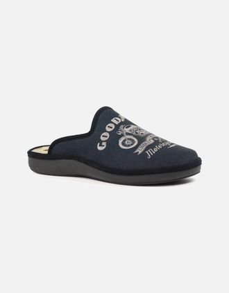 Goodyear Mens Huxley Mens Mule Slippers - Black - Size: 7