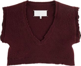 Maison Margiela Top corto in cotone Maison Margiela