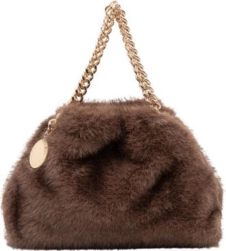 Stella McCartney Borsa Mini a Coulisse Falabella - - Bags - Donna - Marrone - ONE SIZE