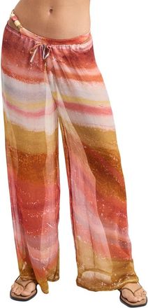 Vitamin A Petra Stripe Cover-Up Pants in Terra Forms at Nordstrom, Size X-Small