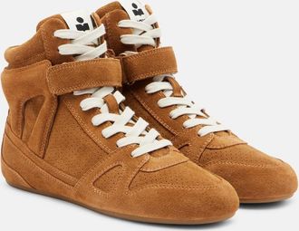 Isabel Marant Senny suede high-top sneakers