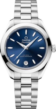 Omega Seamaster Automatic Blue Dial Ladies Watch 22010302003001