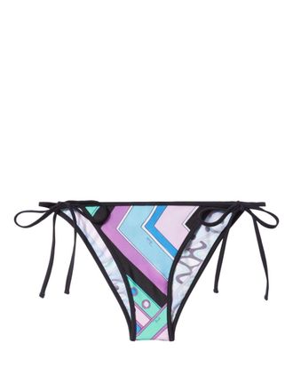 Pucci Vivara-print bikini bottoms - Blue