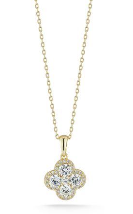 Glaze Jewelry Sterling Silver Clover Necklace