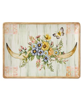 Certified International Rosewood 14in Rectangular Platter