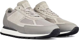 Harrys of London Mens Sw1 Davies Low-Top Sneakers Grey Shoes >