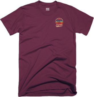 Generic 18th Birthday T Shirt Pocket 18 Years of Being Awesome Legend Born in 2007 Funny Joke Gift Tee Top (UK, Alpha, M, Regular, Regular, Maroon)