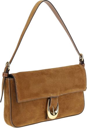 Staud Womens Harlow Shoulder Bag Tan Calf Leather Bos Taurus