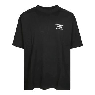 Dr&ocirc;le de Monsieur Tops, Heren, Zwart, S, Katoen, Le T-Shirt Slogan