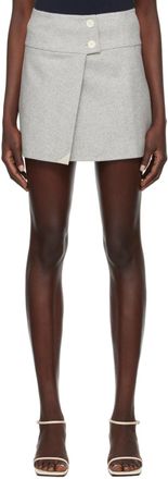 The Garment Gray Trento Miniskirt