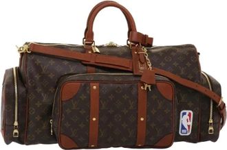Louis Vuitton Pre-owned Canvas Weekendtas - Dames - Vintage Weekendtas - Bruin - ONE Size - Vintage