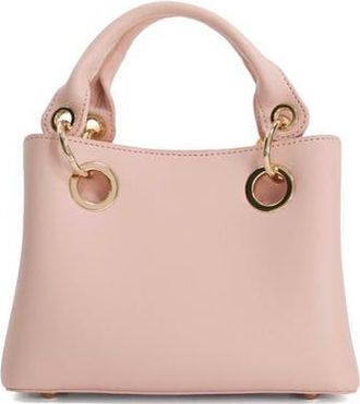 Dune London Diddydelaser Faux Leather Top Handle Bag in Blush at Nordstrom Rack