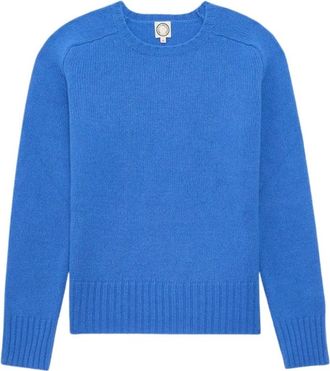 Ines De La Fressange Noelly Jumper - Dames - Ronde hals truien - Blauw - XL - Wol - Truien & Vesten