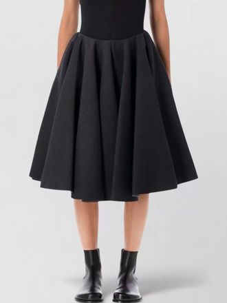 Ami peplum skirt