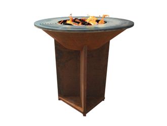 Purline Barbacoa con placa de acero de 100 cm