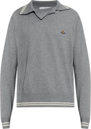 Vivienne Westwood Doubletake Polo - Heren - Polos - Grijs - M - Katoen - Tops