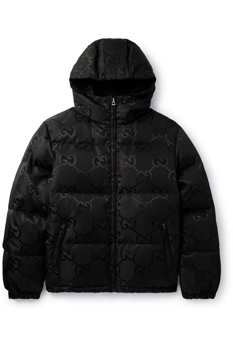 ジャケット・アウター 00s archive GUCCI Down Jacket y2k tech Vintage Jacket | GUCCI Leather Puffer Bomber Jacket Coat