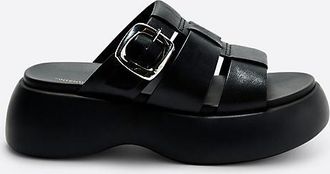 Intentionally blank Nell Platform Slide Sandals