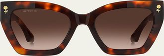 Etro Rectangle Acetate Sunglasses