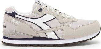 Diadora Heren, Schoenen, Grijs, Maat: 48 EU Leer