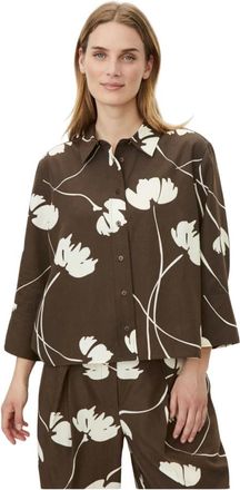 Masai Shirt met 3/4 mouwen - Dames - Blouses & Shirts - Veelkleurig - Maat: 2XL