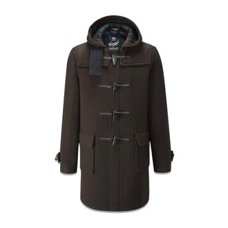 Gloverall Winter Jackets, male, Brown, Size: XL Morris Coat