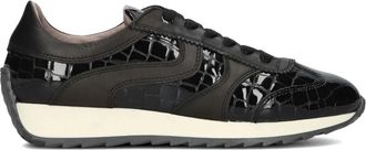 DL Sport Schoenen, Dames, Zwart, 39 EU, Leer, Lage Zwarte Sneakers