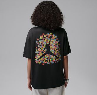 Nike Jordan Womens Jordan Brooklyn Graphic T-Shirt in Black | IR0780-045