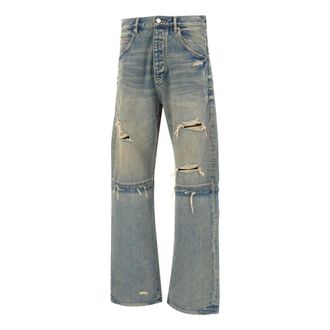 Purple Jeans, Heren, Blauw, W32, Katoen, Duplo Tinted Blowout Jeans