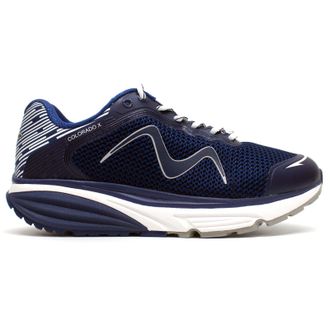 Mbt Colorado X Synthetic Leather Womens Running Trainers - Deep Navy - Size:UK 3.5