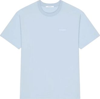 Givenchy Regular Fit T-shirt - Heren - T-shirts - Blauw - 2XL - Katoen - Tops