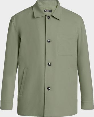 Kiton Men & apos;s Cashmere Outdoor Jacket