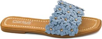 Corkys Footwear Womens Spring Fever Sandals In Light Blue