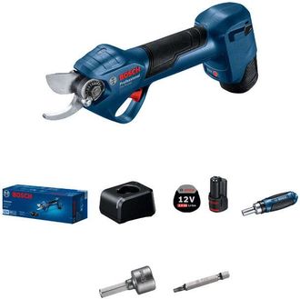 Bosch Pro Pruner Professional Tijera De C&eacute;sped Inal&aacute;mbrica 2,5 Cm 12 V I&oacute;n De Litio Negro, Azul - Bosch