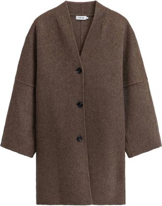 Knit-ted Ines Jas - Dames - Truien - Bruin - Maat: L Zijde
