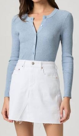 Paige Jessie Skirt In Crisp White