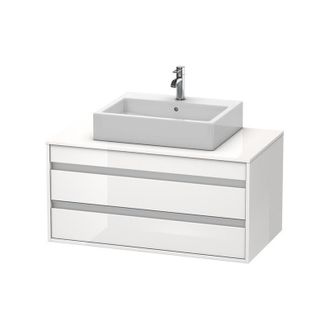 Duravit Duravit Ketho M&oacute;dulo Mural 6655, 2 Cajones, 1000mm, Para Lavabo De Sobremesa, C&eacute;ntrico, Color (frente/cuerpo): Decoraci&oacute;n Roble Europeo - Kt665505252