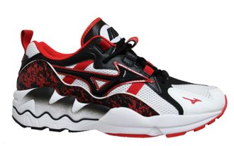 Mizuno Sport Style Wave Rider 1 Wit/Zwart/Rood Trainers - Heren