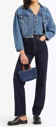 Levi's Ribcage Full Length Jeans In Small Course