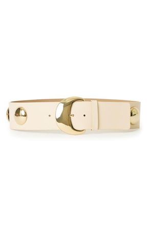 B-Low The Belt Bence Leather Belt in Latte Gold at Nordstrom, Size X-Large